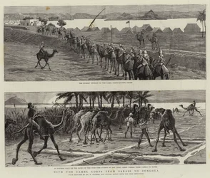 Mit dem Kamelkorps von Sarass nach Dongola